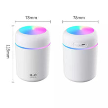 Load image into Gallery viewer, 300ml Air Humidifier USB Ultrasonic Aroma Essential Oil Romantic Soft Light Humidifier
