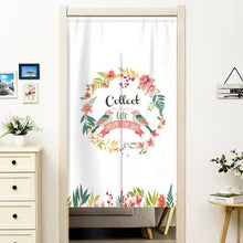 Load image into Gallery viewer, Japanese Door Curtain Fabric Without Punching Household Bedroom Bathroom Kitchen Half Curtain
