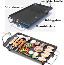 Load image into Gallery viewer, 1500W Non Stick Electric BBQ Grill Smokeless 5-Level Adjustable Electric Grill
