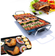 Load image into Gallery viewer, 1500W Non Stick Electric BBQ Grill Smokeless 5-Level Adjustable Electric Grill
